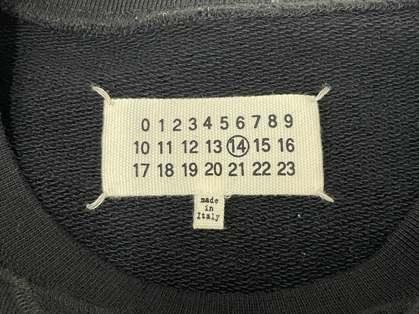 メゾンマルジェラ Maison Margiela 16SS elbow patch sweatshirts エルボーパッチ スウェット S30GU0032 51 175/92A ブラック 601MT-33