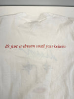 ヴィンテージ vintage 80s ©1987 Lamp TOYMAKER'S dream 舞台  US古着 Tシャツ ホワイト Lサイズ 101MT-4665