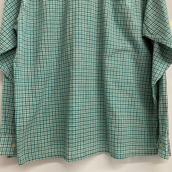 【曜日割引対象外】 ヴィンテージ vintage 50's~ Dunhill Cotton Check Shirts 長袖シャツ グリーン Mサイズ 201MT-4379 VB