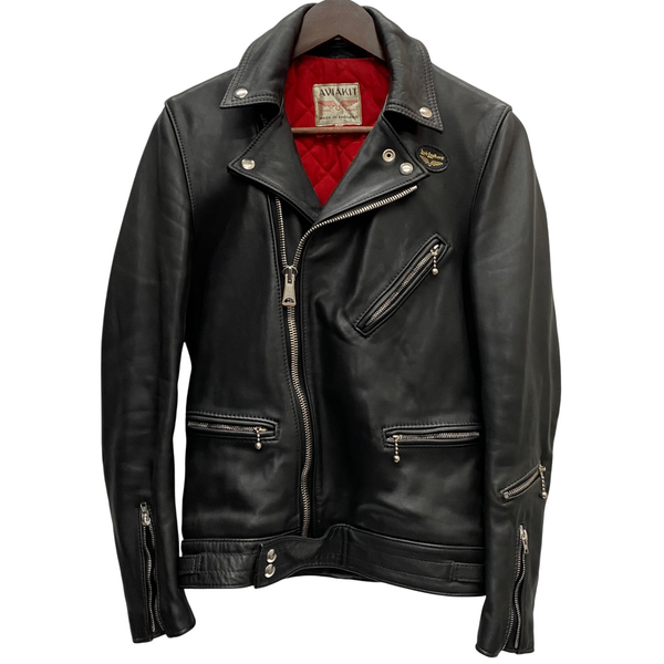 【曜日割引対象外】 ルイスレザー Lewis Leathers サイクロン ダブルライダース ジャケット ブラック 34サイズ 201MT-3635 VB