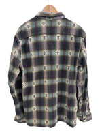 シュプリーム SUPREME Plaid Flannel Zip Up Shirt プレイドフランネルジップアップシャツ 長袖シャツ マルチカラー Lサイズ 101MT-4397