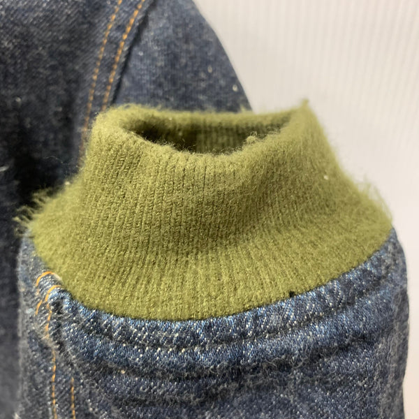 ヒューストン HOUSTON ドゥニーム Denime コラボ デニム 50807 ジャケット ネイビー 40Rサイズ 201MT-4876