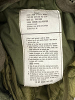 ミリタリー military US ARMY 米軍 実物 M-65 フィッシュテールパーカー モッズコート ブラスジッパー フルセット VINTAGE ヴィンテージ MEDIUM コート カーキ Mサイズ 101MT-4907