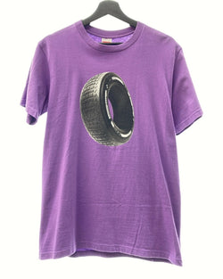 シュプリーム SUPREME 20FW TIRE TEE タイヤ 半袖 カットソー クルーネック PURPLE 紫 Tシャツ プリント パープル Sサイズ 104MT-162