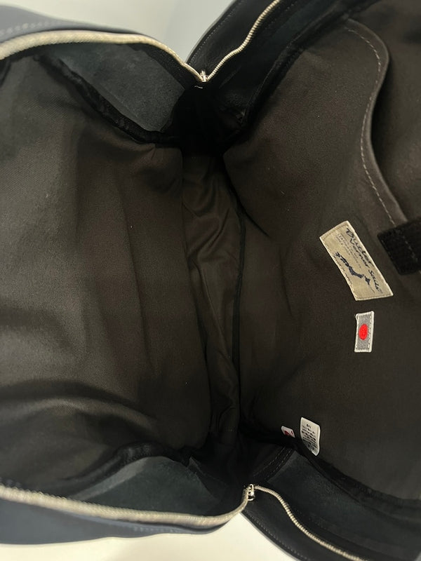 バトラーヴァーナーセイルス Butler Verner Sails ヌメ革 シュリンクレザーリュック  黒  JA-1992 バッグ メンズバッグ バックパック・リュック ブラック 101bag-191