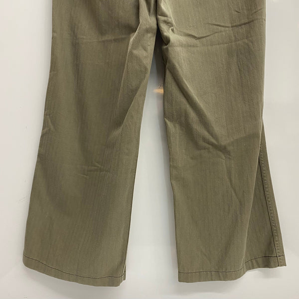 【曜日割引対象外】 ザリアルマッコイズ THE REAL McCOY'S Trousers Work Pants ヘリンボーンツイル ボトムスその他 カーキ W32 L35サイズ 201MB-983 VB