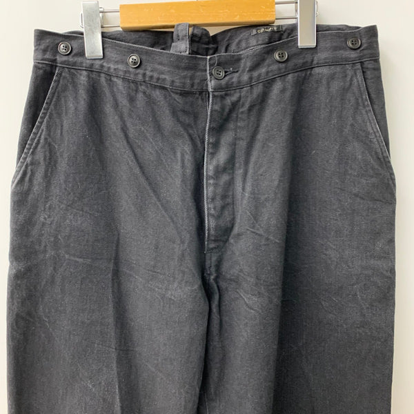 コモリ COMOLI 23AW デニムオーバーパンツ R01-03010 デニム ブラック サイズ2サイズ 201MB-1202