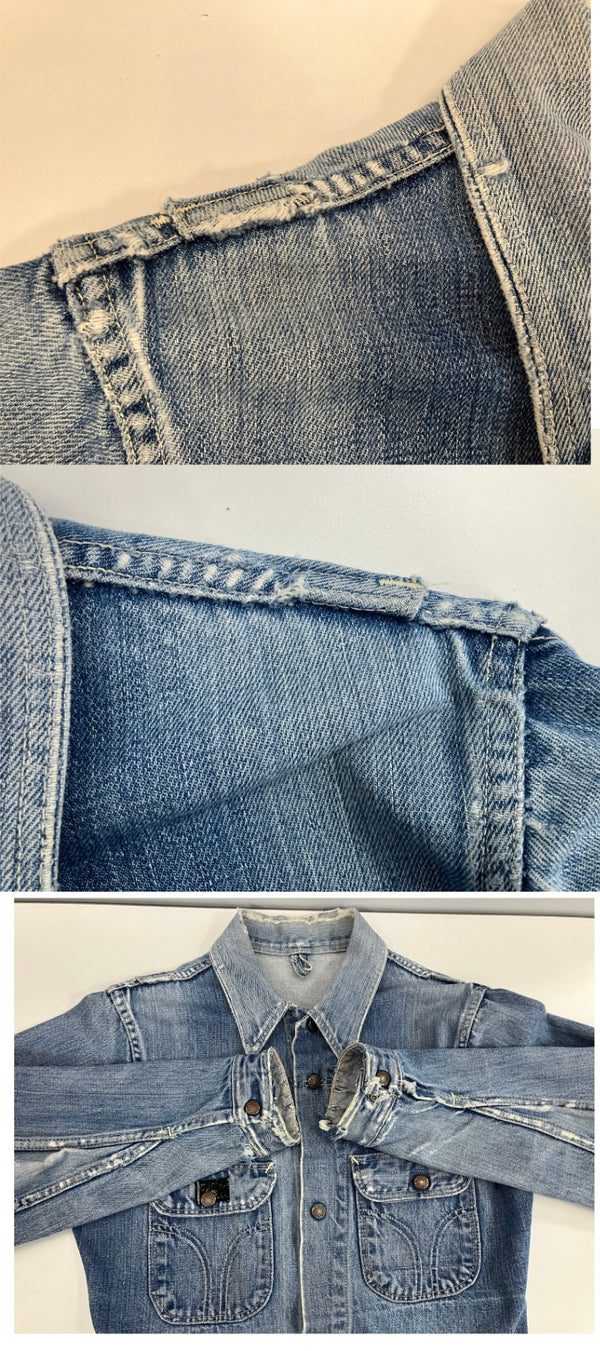 ヴィンテージ vintage  50's～60's 50～60年代 ストア系 2nd TYPE デニムジャケット Gジャン - ジャケット ブルー 101MT-4181