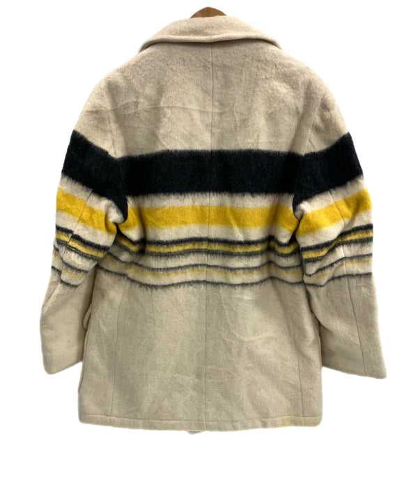 ヴィンテージ vintage 50's~60’s 50~60年代 Mac-Mor of canada Blanket Coat ブランケットコート ライン ウッドボタン 38 ジャケット ベージュ 101MT-4765
