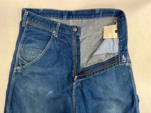 コムデギャルソン COMME des GARCONS サルエルパンツ ペインターパンツ ジーンズ EC-P006 デニム ブルー Sサイズ 101MB-574