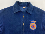 ヴィンテージ vintage 70s 70年代 FFA NATIONAL IOWA ファーマーズジャケット コーデュロイ TALON ZIP Lot100 サイズ 38 ジャケット 刺繍 ネイビー 104MT-1854