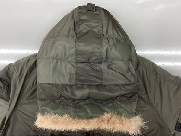 スピワック SPIEWAK Golden Fleece N-3B FLIGHT JACKET フライト ジャケット ミリタリー ジップアップ ファー USA製 アウター 緑 1N3BFC サイズ 38 ジャケット 無地 カーキ 104MT-1868