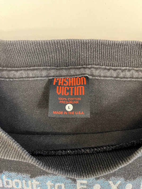 ヴィンテージ vintage ©1988 90s  AKIRA アキラ KANEDA EXPLODE TEE FASHION VIVTIM アニメT USA製 　 Tシャツ ブラック Lサイズ 101MT-5369