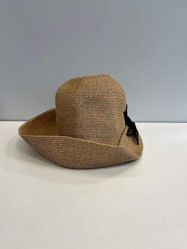 アシーナニューヨーク Athena New York フラワー 花 レース ハット  帽子 レディース帽子 麦わら帽子 ブラウン 101hat-149