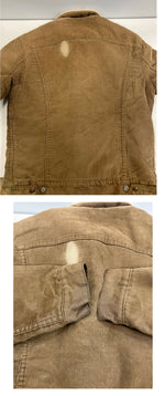 リーバイス Levi's 80’s 80年代 白タブ コーデュロイ コーズ ボア トラッカージャケット スナップボタン VINTAGE ヴィンテージ MADE IN USA アメリカ製 704121-1529 38 ジャケット ブラウン 101MT-4764
