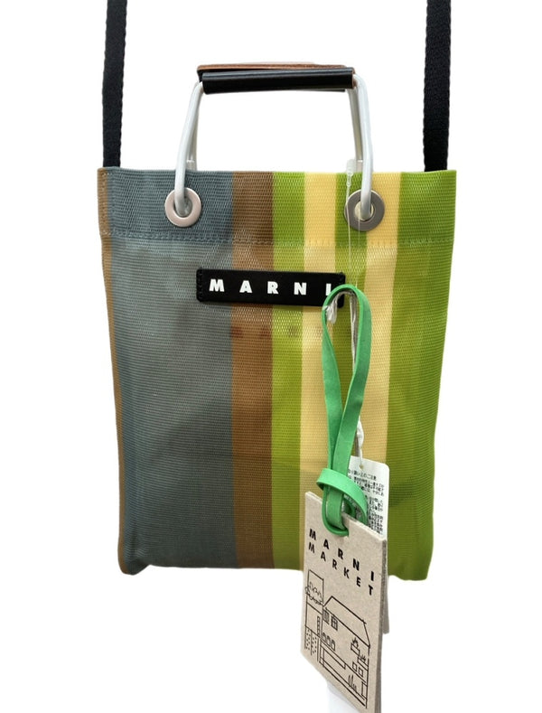 MARNI マルニ ストライプ バッグ ミニ MARKET STRIPE BAG 中古・古着