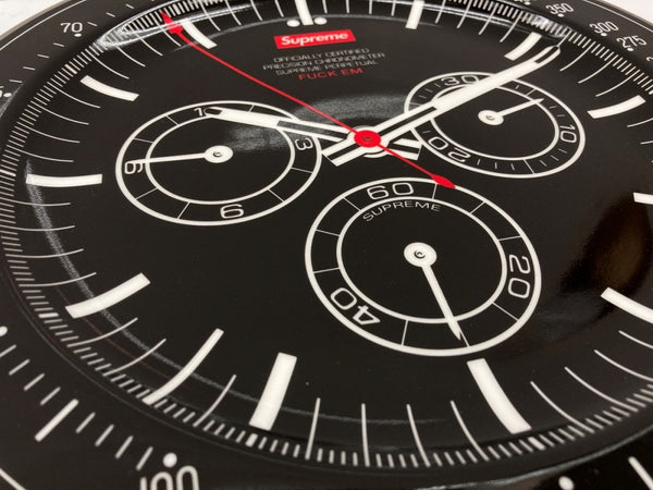 シュプリーム SUPREME 20AW WATCH PLATE ウォッチ プレート 盤面 皿 大皿 食器 黒 その他 総柄 ブラック 104Z-31