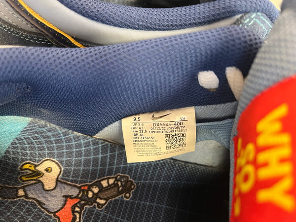 ナイキ NIKE SB Dunk Low Coastal Blue Why So Sad?  ナイキ SB ダンクロー コースタルブルー DX5549-400 メンズ靴 スニーカー ブルー 27.5cm 101sh-2403