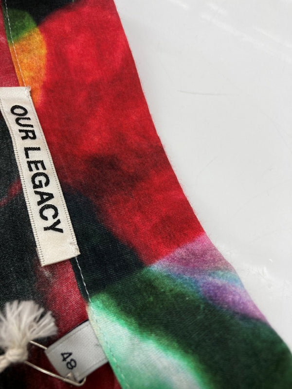 アワーレガシー OUR LEGACY BOX SHIRT SHORTSLEEVE ボックス シャツ ローズ 花柄 半袖 M2222BM サイズ 48 半袖シャツ 総柄 マルチカラー 104MT-2334