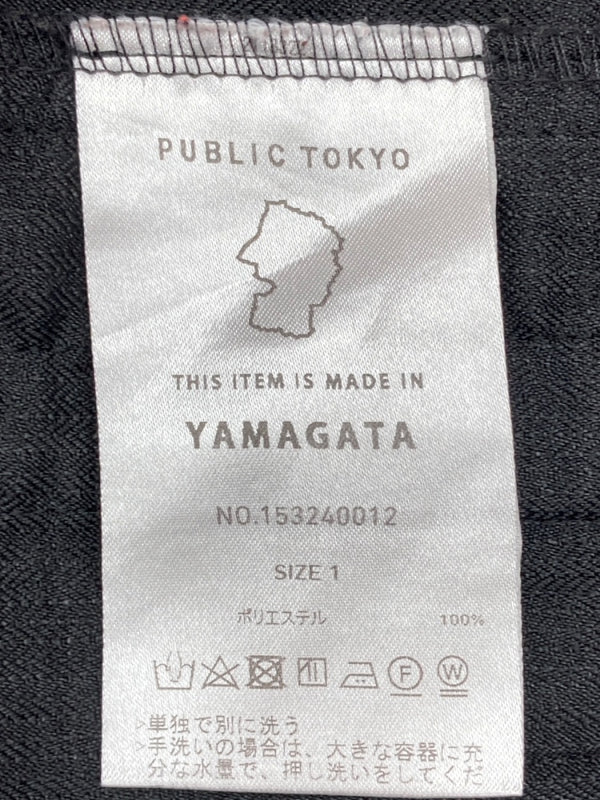 アンブロ UMBRO × PUBLIC TOKYO パブリック トウキョウ ナチュラル トラック パンツ 黒 ロゴ ボトムスその他 ブラック SIZE 1 104MB-246