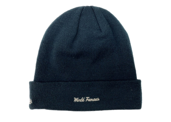 シュプリーム SUPREME 20AW CROSS BOX LOGO BEANIE クロス ボックス ロゴ ビーニー New Era 十字 ニット帽 紺 帽子 メンズ帽子 ニット帽 刺繍 ネイビー フリーサイズ 104H-54