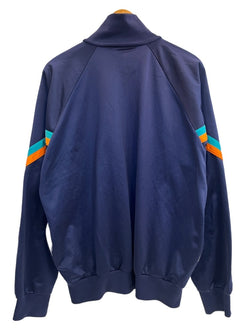 アディダス adidas ヴィンテージ トラックジャケット ラインジャージ 44/46 ジャージ ネイビー 101MT-4348