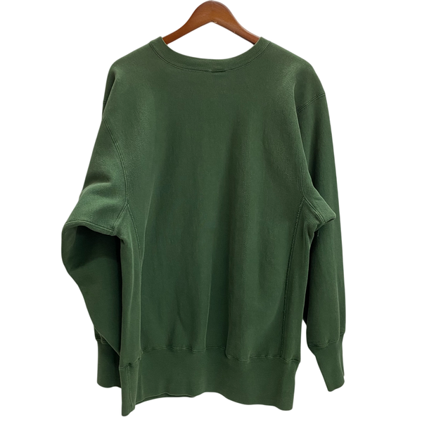 【曜日割引対象外】 チャンピオン Champion 90's リバースウィーブ USA製 カレッジ スウェット グリーン XLサイズ 201MT-4537 VB