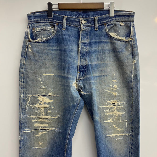 【曜日割引対象外】 リーバイス Levi's 60's 70's 501 BIG E 足長R ボタン裏16 W37 デニム ブルー 201MB-1102 VB