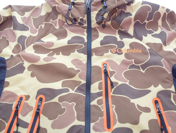コロンビア Columbia ATMOS LAB Pliny Peak(TM) Jacket カモフラ ナイロン ジャケット マウンテンパーカー PM3192 ジャケット ブラウン SSサイズ 103MT-2341