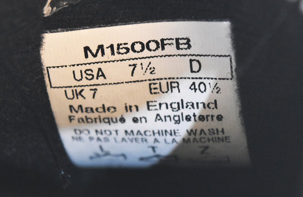 ニューバランス new balance M1500 FB Made in England FOOTBALLPACKクラシックスニーカー M1500FB メンズ靴 スニーカー ブラック UK7 25.5cm 103S-1356