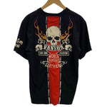 バンソン VANSON Tシャツ ブラック Lサイズ 201MT-4059