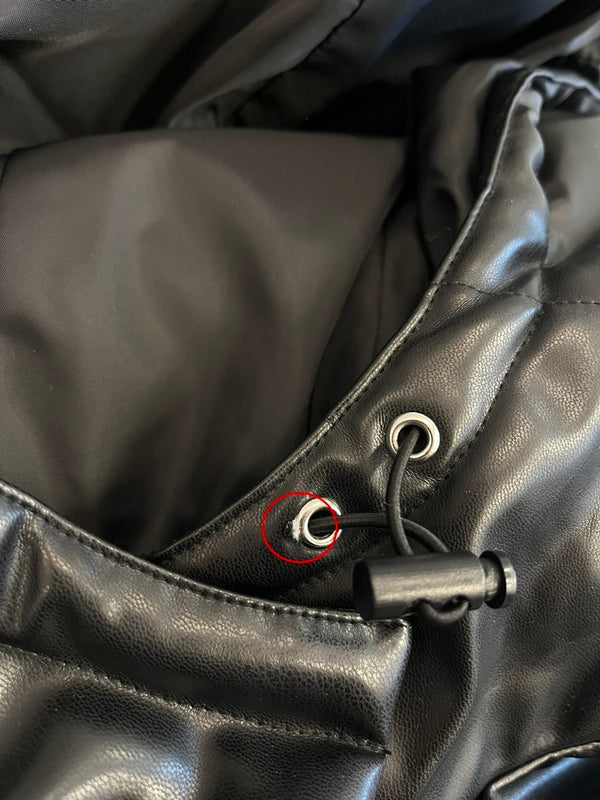 エモダ EMODA 2WAYオーバーフードダウン ダウンジャケット ダウンベスト 黒 042410230101-01 ジャケット ブラック フリーサイズ 101LT-201