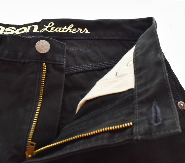 バンソン  VANSON  ダック ワークパンツ シンチバック ボトムスその他 ブラック 34 103MB-663