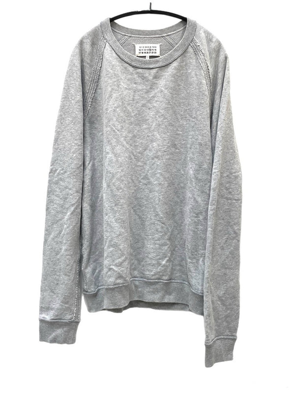 メゾン マルタン マルジェラ Maison Martin Margiela インサイドアウト クルーネック スウェット シャツ S30GU0006  50 グレー 601MT-39