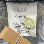 アベイシングエイプ A BATHING APE 半袖ポロシャツ ブラック XLサイズ 201MT-4428