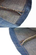 リーバイス Levi's 70s 505-0217 66前期 最初期 ボタン裏5 スレーキスタンプ 42TALON 70's デニム ブルー W36 103MB-587