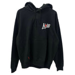 モブ MOBB HEART DRIP HOODIE パーカ ブラック Lサイズ 201MT-4089