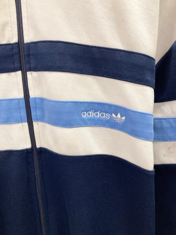 アディダス adidas 70s～80s ヴィンテージトラックジャケット トレフォイル XL ジャージ ネイビー 101MT-2646