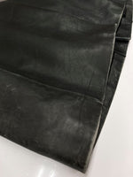 ケンゾー KENZO HOMME LEATHER LONG COAT レザー ロング コート ボタン アーカイブ 本革 アウター ジャケット 黒 ジャケット 無地 ブラック Lサイズ 104MT-1794