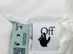 オフホワイト Off-White バックプリント クロスアロー 長袖カットソー XL ロンT ホワイト LLサイズ 101MT-3562