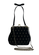 ビビィ Bibiy.   ODETTE PARTY BAG がま口 キルティング ドット バッグ ショルダー バッグ レディースバッグ ショルダーバッグ ブラック 101bag-209