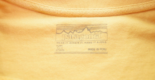 パタゴニア PATAGONIA  DAILY CREWNECK SWEATSHIRTデイリー クルーネック スウェットシャツ 22765 スウェット イエロー LLサイズ 103MT-3374