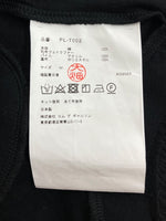 コムデギャルソン COMME des GARCONS HOMME PLUS 23AW CUT-OUT FAKE FUR L/S TEE カットアウトフェイク ファー Tシャツ 長袖 穴あき 黒 PL-T002 ロンT 無地 ブラック Mサイズ 104MT-1608