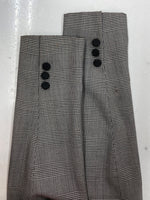 ソウシオオツキ SOSHIOTSUKI 19AW DOUBLE SMOKING SUITS スモーキング テーラード ジャケット アウター 灰 S19AWJKT01 サイズ 44 ジャケット チェック グレー 104MT-1623