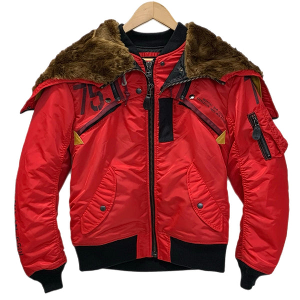 アヴィレックス AVIREX MA-1 リモデル REMODEL 783-4952053 ジャケット レッド Mサイズ 201MT-4654