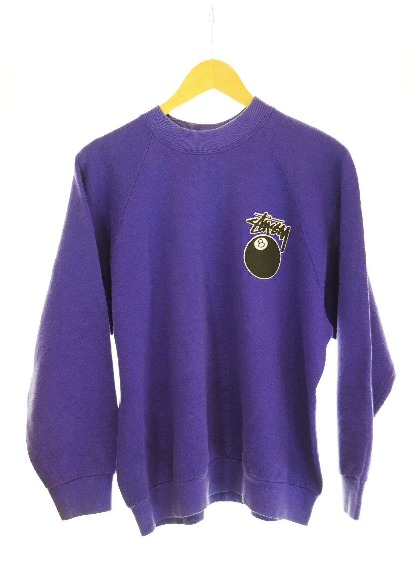 早い者勝ち! 新品未使用　stussy スウェット　パープル　XXL ステューシー STUSSY 90's OLD STUSSY Sweatshirt 8ball オールド