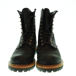 レッドウィング RED WING 8-inch Logger Non-Steel Toe 8インチ ロガー ノン・スティールトゥ  MADE in USA   4501 メンズ靴 ブーツ ワーク ブラック 9 1/2 D 27.5cm 103S-1354