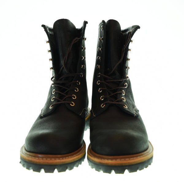 レッドウィング RED WING 8-inch Logger Non-Steel Toe 8インチ ロガー ノン・スティールトゥ  MADE in USA   4501 メンズ靴 ブーツ ワーク ブラック 9 1/2 D 27.5cm 103S-1354