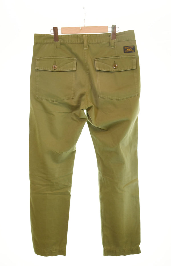 ダブルタップス WTAPS 16AW BUDS SKINNYストレートパンツ 緑 162GWDT-PTM01 ボトムスその他 カーキ 3 103MB-481
