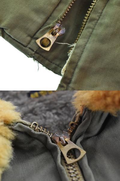 ミリタリー Military 40s U.S.ARMY AIR FORCE B-10 Flight Jacket 40's USAAF フライトジャケット コの字エンド 42 ジャケット カーキ 103MT-3521